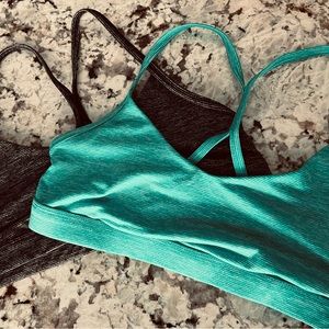Old Navy - Set 2 Light Sport Bras Sz Lg